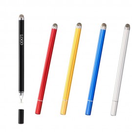 2-In-1 Capacitive Stylus Pen Logo Branded  2-In-1 Capacitive Stylus Pen Logo Branded