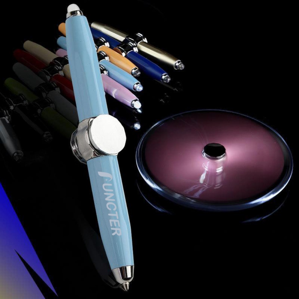 3-in-1 Metal LED Fidget Spinner Twist Pen Custom Imprinted