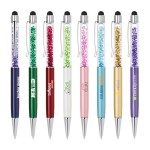 Logo Branded Glitz Ballpoint Stylus Pen