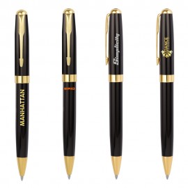 Custom Imprinted Compact Metal Series Ballpoint Pen  Custom Imprinted Compact Metal Series Ballpoint Pen