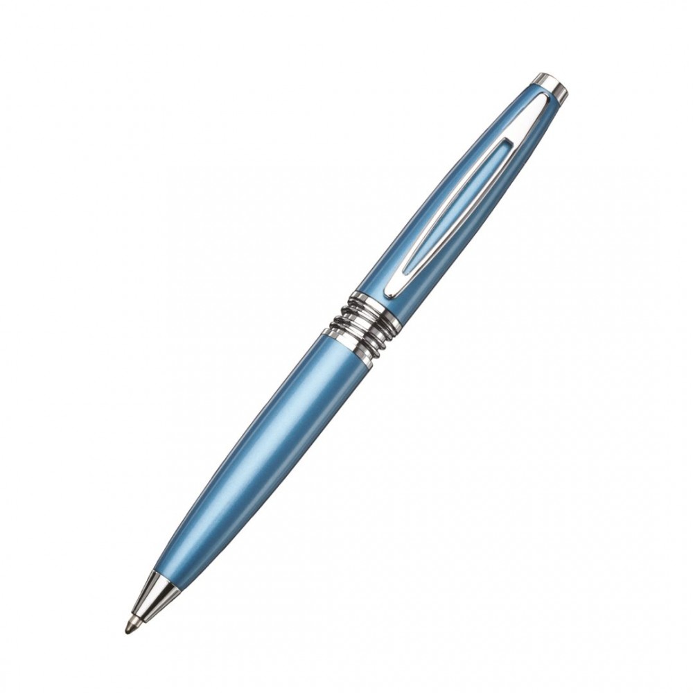 Signia Ballpoint Pen - Blue Custom Engraved