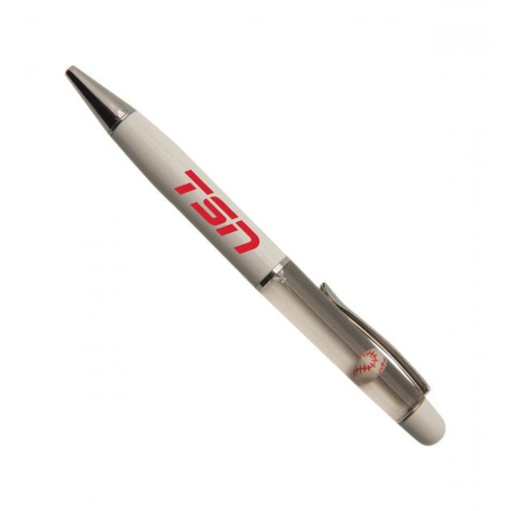 Custom Engraved Floating Baseball Pen