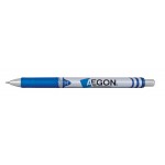 Pentel EnerGel RTX Gel Ink Pen - Silver Tone/Blue w/Black Ink Custom Engraved