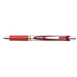 Custom Engraved Pentel EnerGel RTX Gel Ink Pen - Red