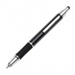 Circus Metal Pen/Stylus/LED - Black Logo Branded