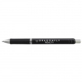 Pentel EnerGel Pro Gel Ink Pen - Black/Black Ink Custom Imprinted