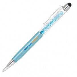 Stylus-1000 Twist Action Brass Ballpoint Pen w/Crystals Custom Engraved