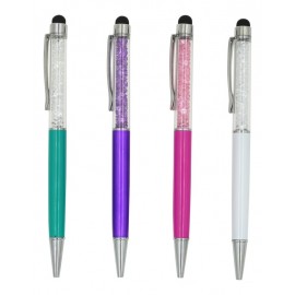 Crystal Stylus Ballpoint Pen Custom Engraved