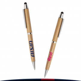 Custom Engraved Mani Bamboo Stylus Pen