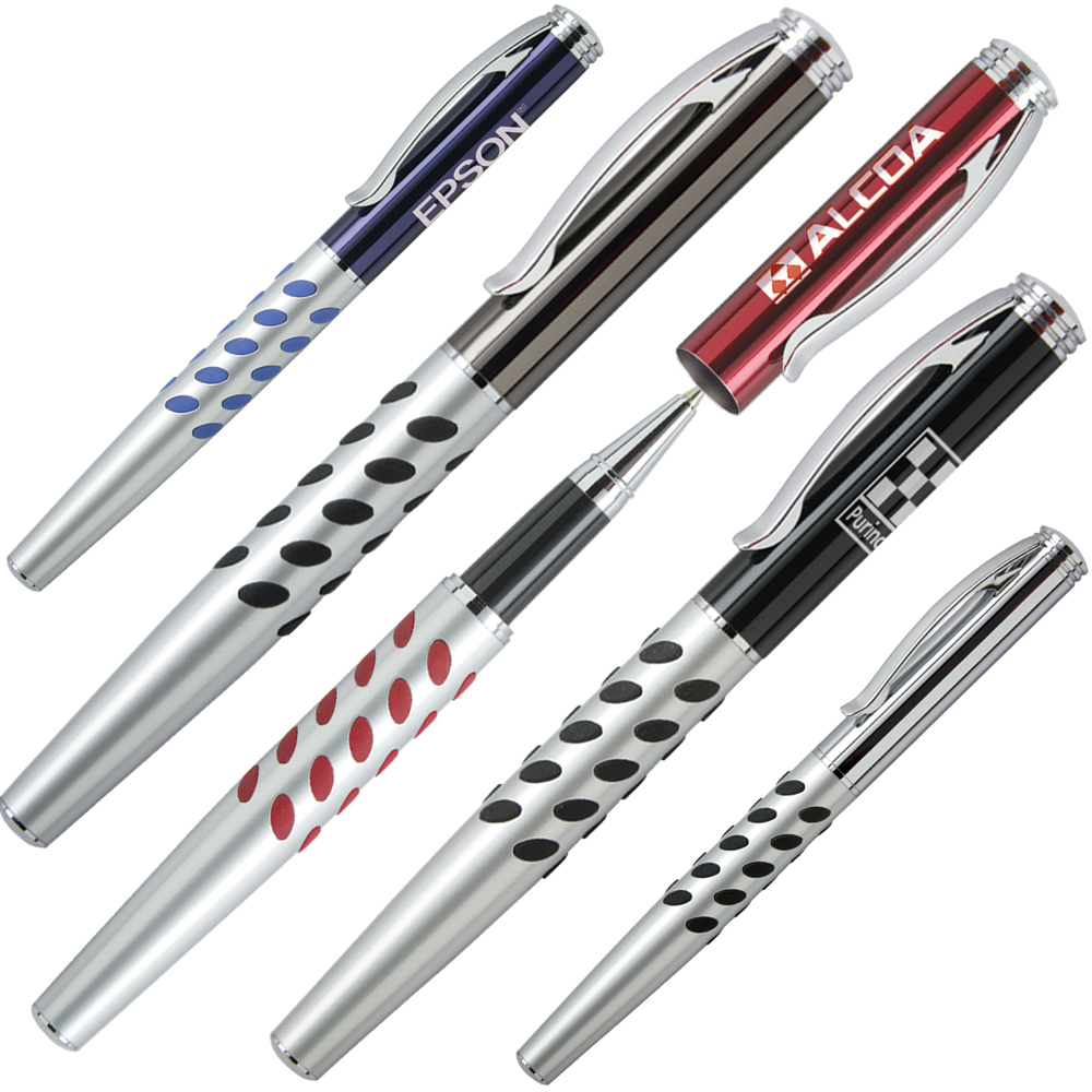 Custom Imprinted Solid Brass Construction Rollerball Pen Custom Imprinted Solid Brass Construction Rollerball Pen