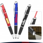 Lucia Stylus Pens with LED Light and Laser Pointer Logo Branded