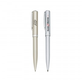 Twist Action Metal Ballpoint Pen Logo Branded