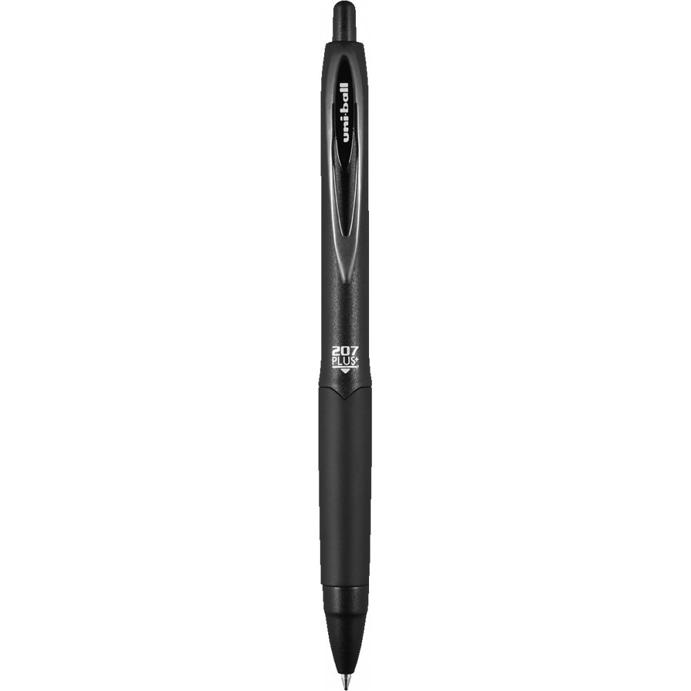 Custom Engraved Uniball 207 Plus+ Gel Pen Black with Black Ink