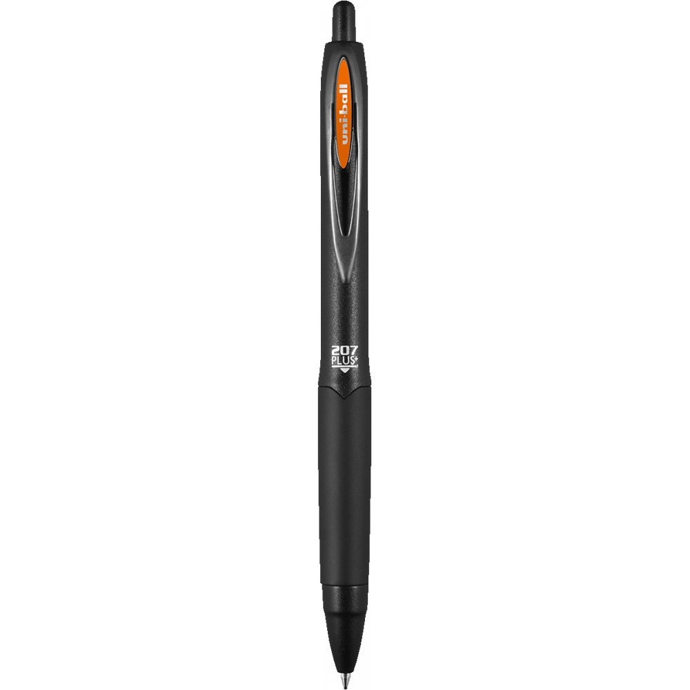Custom Engraved Uniball 207 Plus+ Gel Pen Orange with Orange Ink