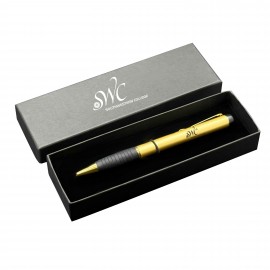 Single Pen Set Cardboard Box with New Coburg Pens Custom Imprinted