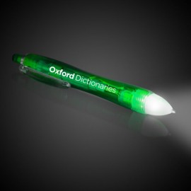 Custom Engraved 5" Green LED "Ultimate" Lighted Pen