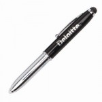 Touch Pen/Flashlight/Stylus - Black Custom Imprinted