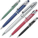 Twist Action Mechanism Ballpoint Pen w/ Chrome Plated Brass Barrel Custom Imprinted