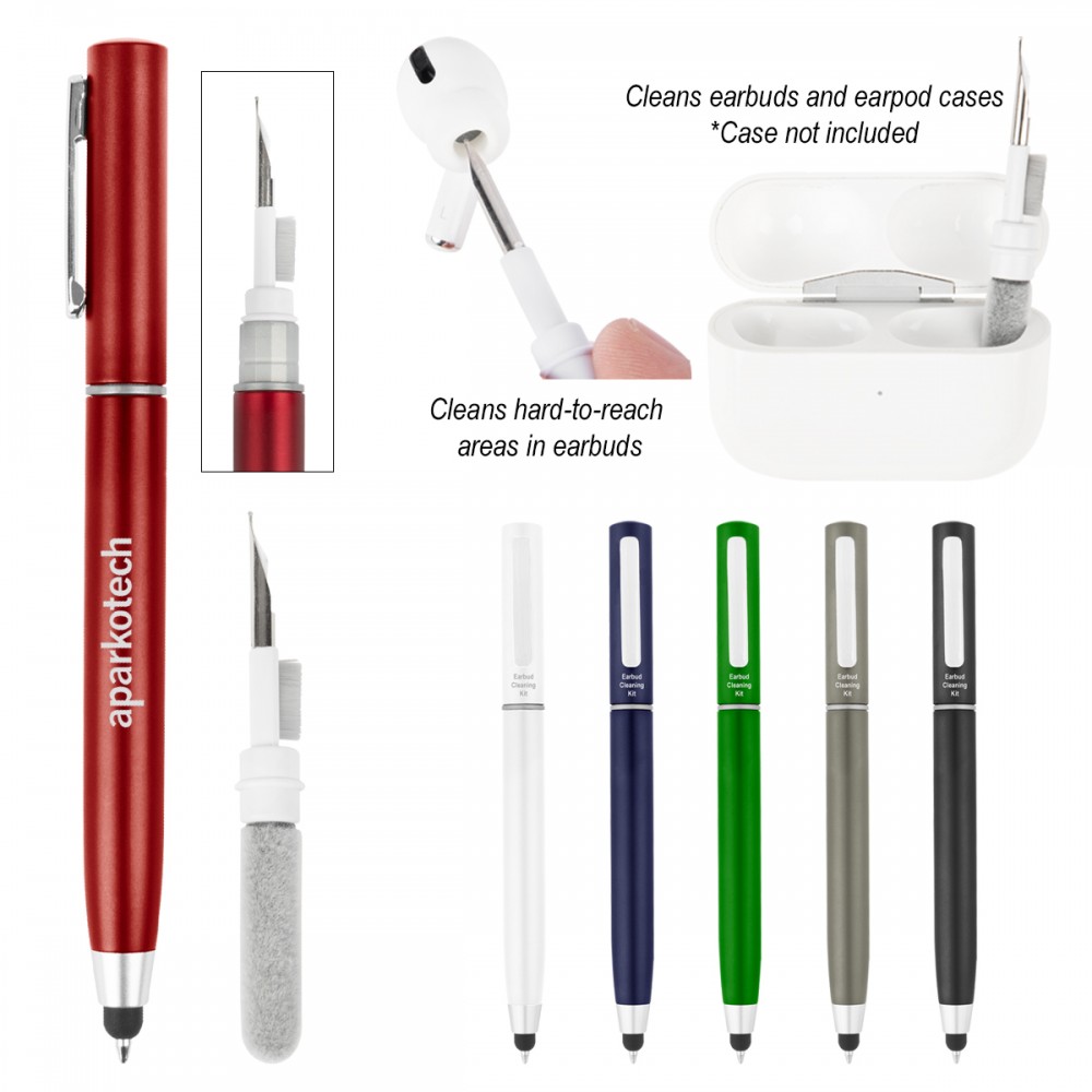 Stylus Pen W Earbud Cleaning Kit Custom Imprinted