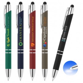 Chico LED Tip Softy Pen w/Stylus - Custom Imprinted  Chico LED Tip Softy Pen w/Stylus - Custom Imprinted
