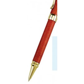 Wooden Pen w/Pocket Clip Logo Branded  Wooden Pen w/Pocket Clip Logo Branded