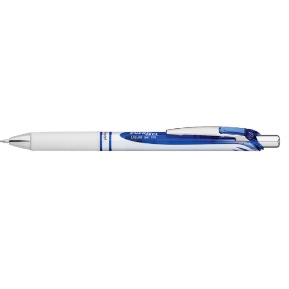 Custom Engraved Pentel EnerGel Pearl Gel Ink Pen - Blue