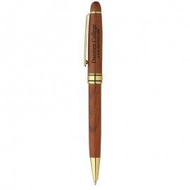 Custom Engraved Rosewood Ballpoint Pen