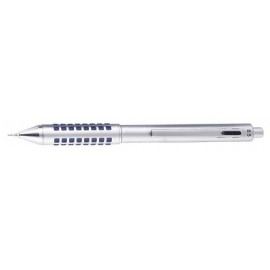 Logo Branded 4-in-1 Pen w/Blue Rounded Rubber Dotted Grip