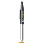 Light Ballpoint Pen w/ Metallic Colored Cap & PDA Stylus Tip Custom Engraved