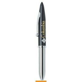Custom Engraved Light Ballpoint Pen w/ Metallic Colored Cap & PDA Stylus Tip