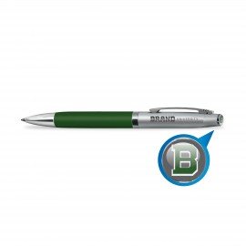 Custom Imprinted Comfort Grip Logo Top Pen