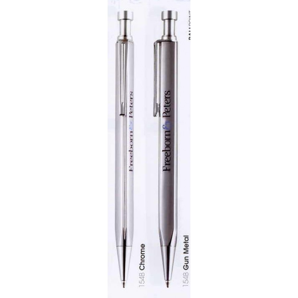 Koll 3-Sided Barrel Push Action Ballpoint Pen Custom Imprinted