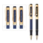 Metal Pen, Ballpoint pen, Twist action, Blue ink refill optional Custom Engraved