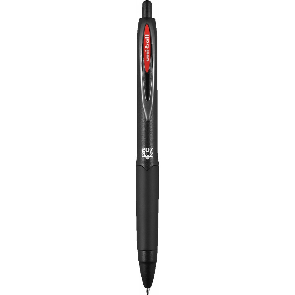 Uniball 207 Plus+ Gel Pen Red with Red Ink Custom Imprinted