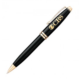 Centennial Ballpoint Pen w/3 Gold Rings Custom Imprinted