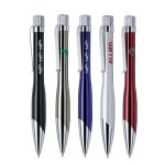 Metal Pen, Ballpoint pen, Twist action, Blue ink refill optional Custom Engraved