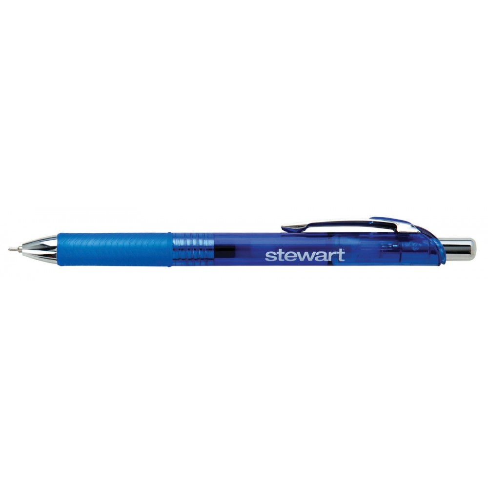 Pentel EnerGel RTX Needle Tip Gel Ink Pen - Blue Ink Logo Branded