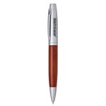 Wood Twist Action Ballpoint Pen Custom Imprinted