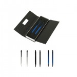Custom Imprinted Triangle Metal Pen & Pencil Set