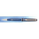 Marbleized Ball Point Pen w/ 22 Karat Gold Tip (Siikscreen) Custom Imprinted