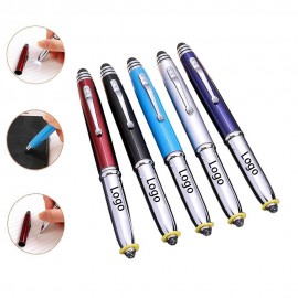 Metal Ball Pen Capacitive Stylus with LED Lights Logo Branded  Metal Ball Pen Capacitive Stylus with LED Lights Logo Branded