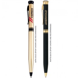 Cordova Twist Action Ballpoint Pen Logo Branded  Cordova Twist Action Ballpoint Pen Logo Branded