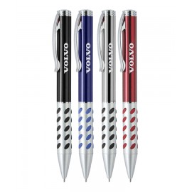 Logo Branded Union Printed - Link Solid Brass Twist Metal Pen