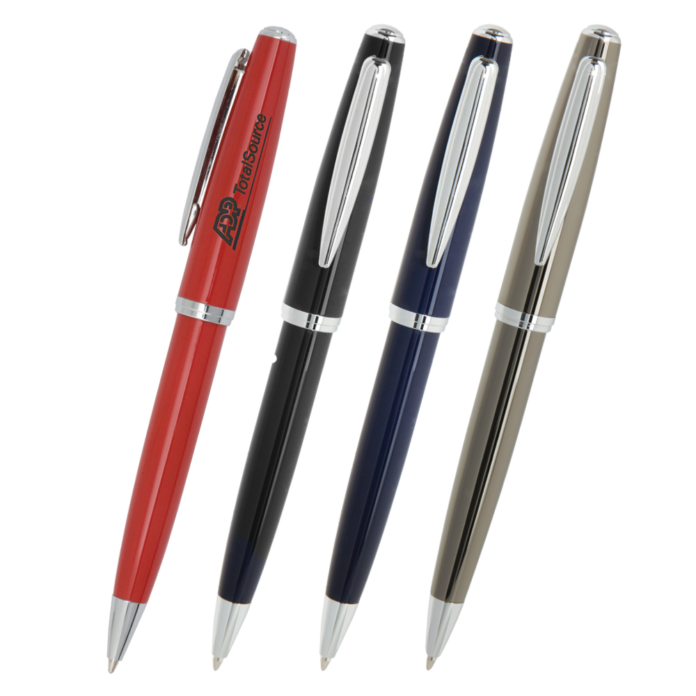 Stanford Twist Brass Twist Ballpoint Pen Custom Imprinted Stanford Twist Brass Twist Ballpoint Pen Custom Imprinted