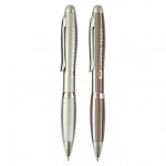 Logo Branded Geneva Brass Ballpoint Pen