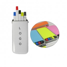 Custom Imprinted Colorful Fluorescent Highlighter & Pen Set