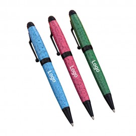 Custom Imprinted 2 in 1 Metal Ball Pen and Stylus  Custom Imprinted 2 in 1 Metal Ball Pen and Stylus