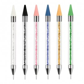 Dual-ended Rhinestone Gems Crystals Studs Picker Pen Custom Imprinted