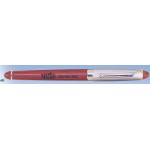 Custom Imprinted Select Rosewood Roller Ball Pen w/ Chrome Metal (Siikscreen)