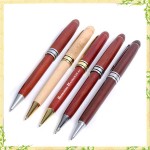 Carved Wood Luxury Premium Pen Logo Branded